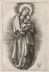 La Virgen con Cinta en el Cabello sobre una Luna Creciente, 1508