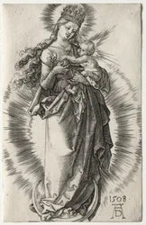 La Virgen con una corona estrellada, 1508