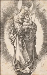 La Virgen con una corona de estrellas y un cetro, 1516