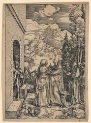 La Visitación, de "La vida de la Virgen"