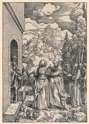 La Visitación, de la serie La vida de la Virgen