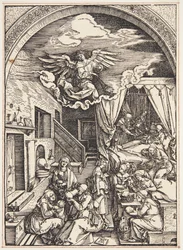 El nacimiento de la Virgen
