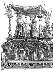 Retorno triunfal de Maximiliano I, 1515, 1936