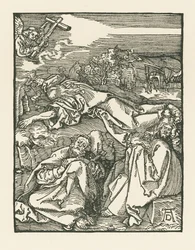 Agonía en el Huerto - Cristo en el Monte de los Olivos, c.1508-09 (xilografía)