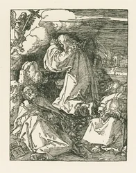 Agonía en el Huerto - Cristo en el Monte de los Olivos, c.1510 (xilografía)