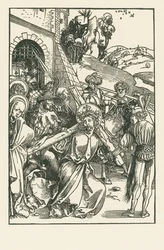 Cristo llevando la Cruz, c.1500 (xilografía)