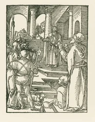 Cristo ante Pilatos, c.1508-09 (xilografía)