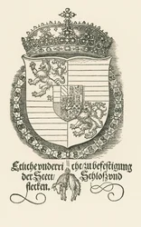 Escudo de Fernando I, rey de Bohemia y Hungría