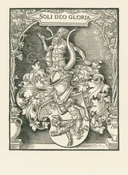Escudo de Johann Tscherte, c.1518 (xilografía)