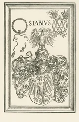 Escudo de Johannes Stabius, c.1514 (xilografía)
