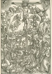 Crucifixión (El Gran Calvario), c.1496-00 (xilografía)