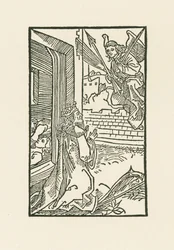 David rezando. Ilustración del Diurnale s m chorum ecclesie Basilien. Impreso por Johann Bergmann, Basilea