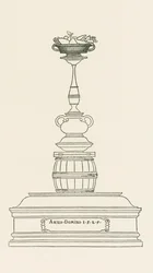 Columna monumental para un borracho
