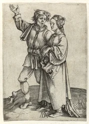 Pareja de campesinos, c.1497
