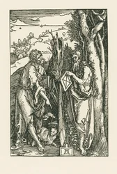 San Juan Bautista y San Onfrío, c.1503-04 (xilografía)