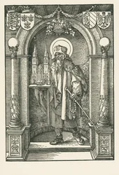 San Sebaldo en el nicho