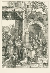 La adoración de los Reyes Magos, c.1503 (xilografía)