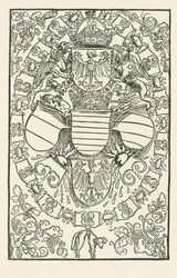 Escudo de Maximiliano I, rey de los romanos