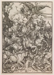 Los cuatro jinetes del Apocalipsis, de "El Apocalipsis", c.1497-98 (xilografía)
