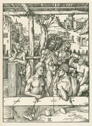 El baño de los hombres, c.1496-97 (xilografía)