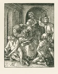 El escarnio de Cristo, c.1508-09 (xilografía)