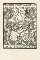 Placa de libro de Hieronymus Ebner