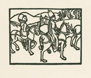 El príncipe a caballo, c.1489-90 (xilografía)