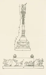 Columna de la victoria para el sometimiento de los campesinos insurgentes