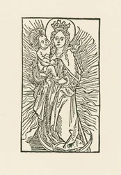 Virgen María al sol