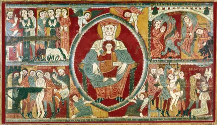 Altar de la capilla de Santa Margarita: el martirio