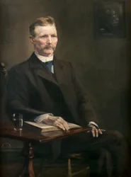 Robert Stirton, JP (1849-1917) (óleo sobre lienzo)