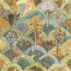 Pastores, noviembre de 1927 (gouache sobre papel)