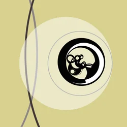 Círculos abstractos en espiral
