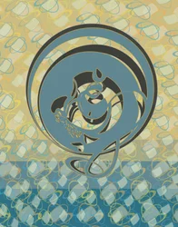 El elegante dragón azul
