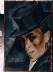 Retrato de un hombre con sombrero de copa