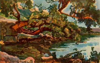 Lago Nemi, 1830s