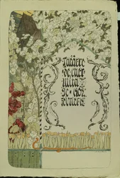 Programa de teatro para la obra teatral Fausto, 1902