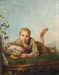 Pastor con una flauta, 1820s