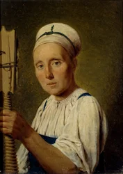 La hilandera