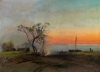 Pescadores en el Volga