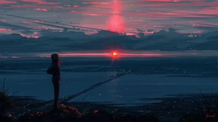 El puente solitario de Sunset City