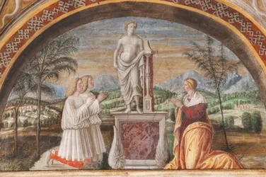 Escenas del Antiguo y Nuevo Testamento, detalle