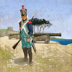 Un cañonero de la guardia costera francesa circa 1810-1813, 2018