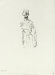 Criatura legendaria: Chupacabra, vampiro sudamericano Dibujo de Alessandro Lonati