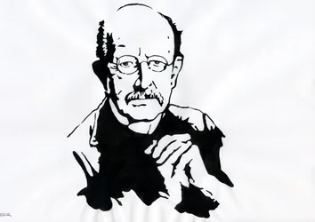 Max Planck, físico alemán (Retrato del físico alemán Max Planck (1868-1947))