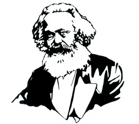 Retrato de Karl Marx (1818-1883), filósofo y teórico político