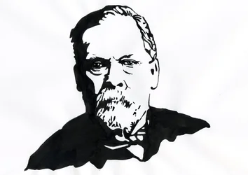 Retrato de Louis Pasteur (1822-1895), químico y microbiólogo inglés