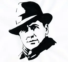 Retrato del prefecto y resistente francés Jean Moulin (1899-1943)