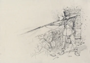 Segundo Imperio (1852-1870): tirador de infantería, soldado del ejército austriaco, austrohúngaro (austrohúngaro)
