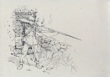 Segundo Imperio (1852-1870): tirador de infantería, soldado del ejército austriaco, austrohúngaro (austrohúngaro)